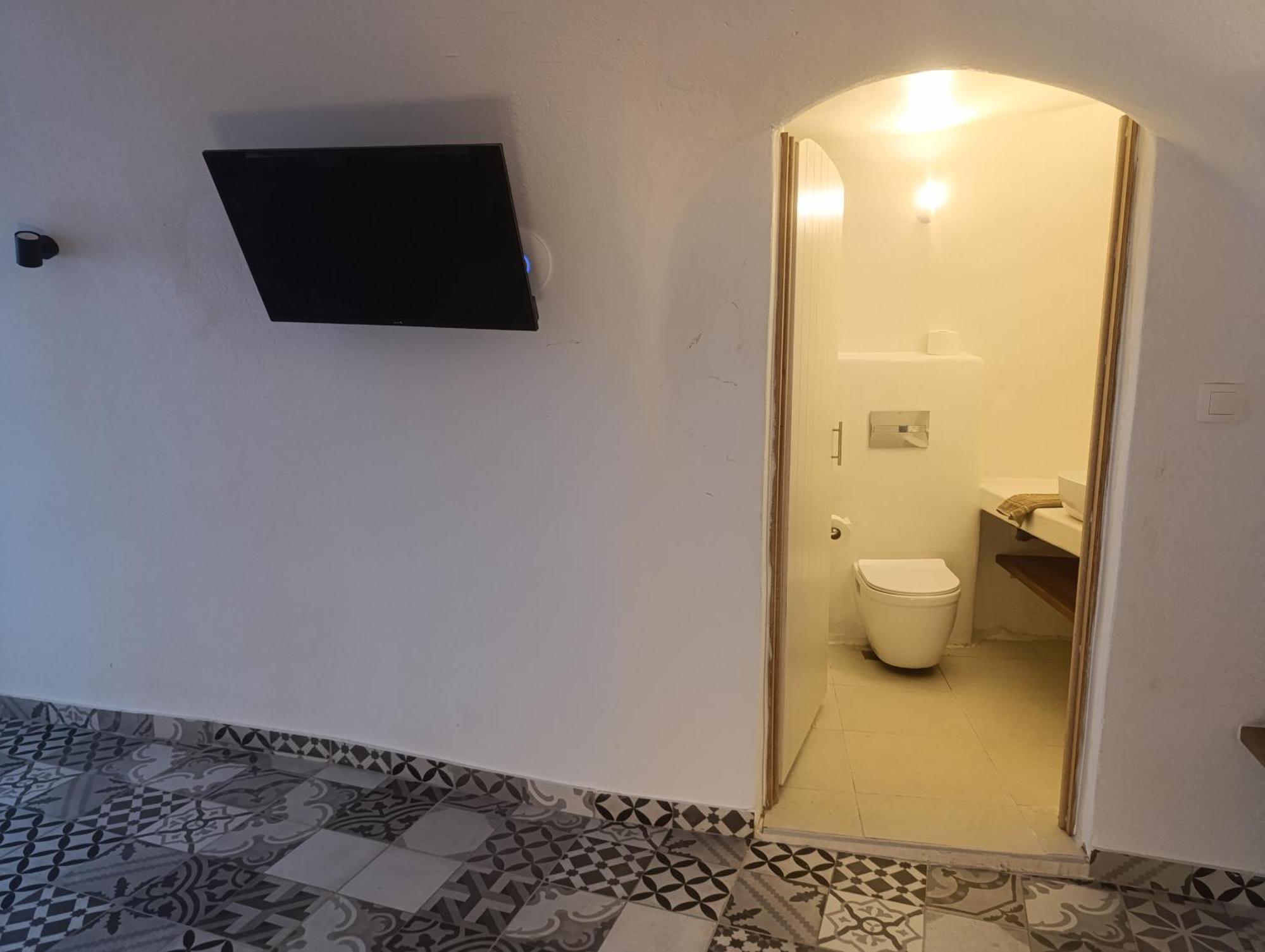 Cycladic Center Cave Rooms ฟิรา ภายนอก รูปภาพ